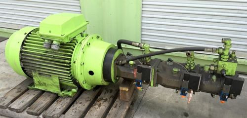 120 HP ABB ELECTRIC MOTOR 1780 RPM WITH THREE REXROTH R900 HYDRAULIC PUMPS