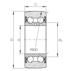 FAG Laufrollen - LR5006-2RS