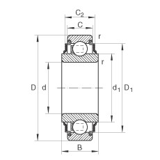 FAG Mancal tensor - 209-XL-KRR