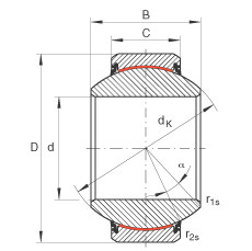 FAG Radial-Gelenklager - GE30-FW-2RS