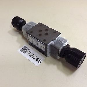 Yuken Throttle & Check Modular Valve MSW-01-X-50 Used #72545