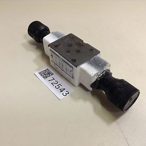 Yuken Throttle & Check Modular Valve MSW-01-X-50 Used #72543