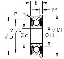 Bantalan FR10ZZ AST