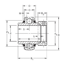 Bantalan GE55KPPB4 Timken