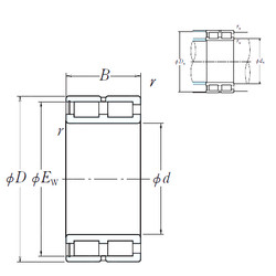 Rolamento NNCF5084V NSK