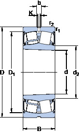 Rodamientos BS2-2318-2RS5K/VT143 SKF