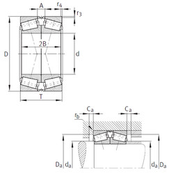 Bantalan 32968-N11CA-A550-600 FAG