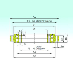 Подшипник ZKLDF460 ISB