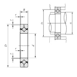 roulements CRBC 13025 UU IKO