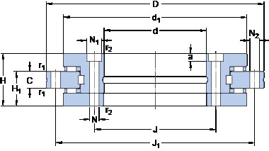 Bantalan NRT 395 B SKF