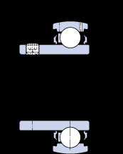 Bantalan YAT 207-107 SKF