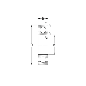 6226 NKE Deep Groove Ball Bearings