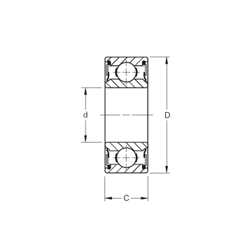 W309PP Timken Deep Groove Ball Bearings