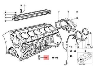 Genuine BMW E31 E38 Coupe Saloon Oil Spraying Injector OEM 11421708464