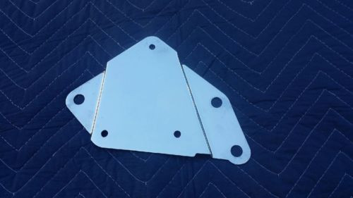 HARLEY DAVIDSON CHROME TOOL BOX MOUNTING BRACKET