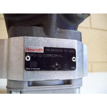 REXROTH PGP2-22/006RE20VE4 HYDRAULIC GEAR PUMP - USED - FREE SHIPPING!!!