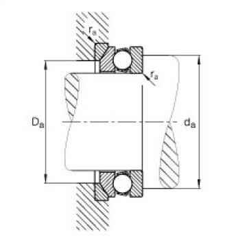 FAG Rolamento axial de esferas - 53309 + U309