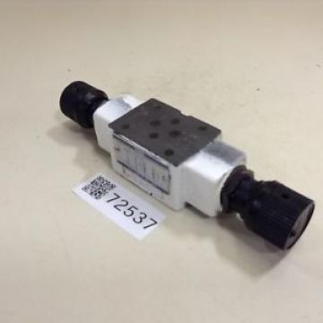 Yuken Throttle &amp; Check Modular Valve MSW-01-X-50 Used #72537