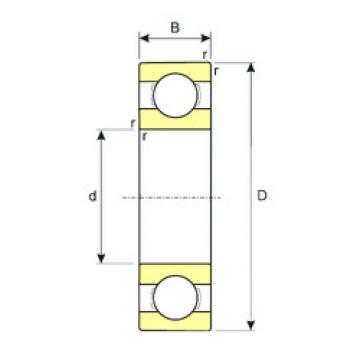 Подшипник 61896 MA ISB