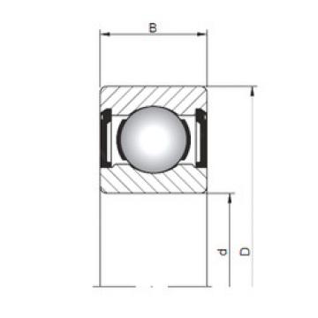 Подшипник 619/3 ZZ ISO