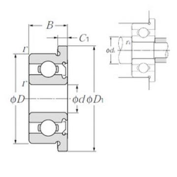 Bantalan FLW603Z NTN