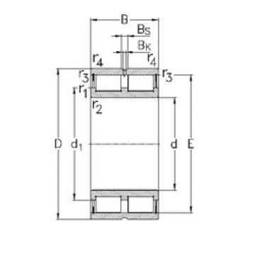 roulements NNCL4856-V NKE