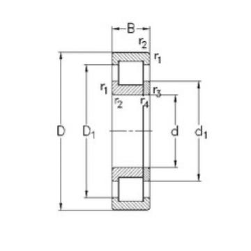 Подшипник NUP2318-E-MA6 NKE