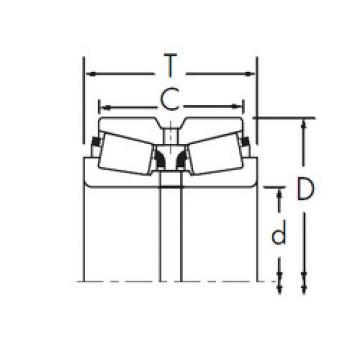 Bantalan 782/774DC+X3S-782 Timken