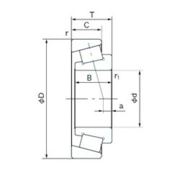 roulements 32940ED NACHI