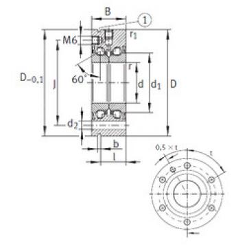 Подшипник ZKLF1255-2Z INA