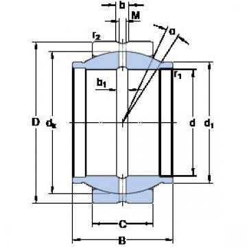 Подшипник GEZM 308 ES SKF