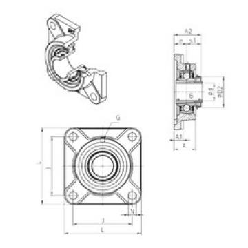 Подшипник UKF206H SNR