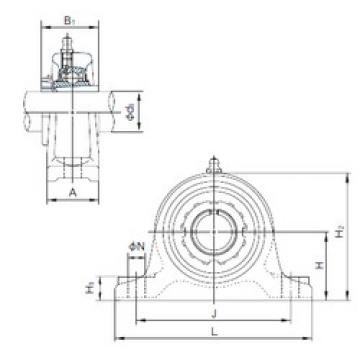 Подшипник UKIP208+H2308 NACHI