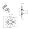 Rodamiento USPF212 SNR