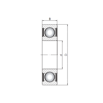 62211-2RS CX Deep Groove Ball Bearings