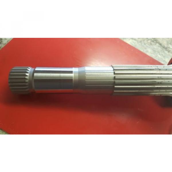 R909921707, 1051709, 00921707,  Rexroth Shaft, 1 3/4&#034;-13 Th Spline, AA4VG125-32 #3 image