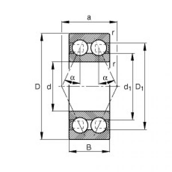 FAG Rolamento angular - 3309-BD-XL-TVH #1 image