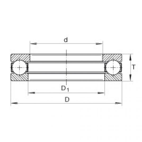 FAG Axial-Rillenkugellager - 3906 #1 image