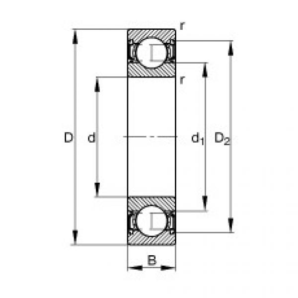 Подшипник 61900-2RSR FAG #1 image