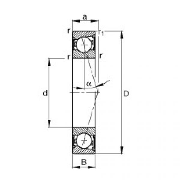 FAG Spindellager - B7006-C-2RSD-T-P4S #1 image