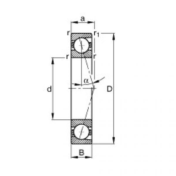 FAG Spindellager - B7206-C-T-P4S #1 image