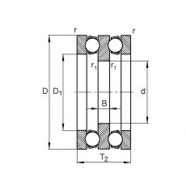 FAG Rolamento axial de esferas - 52211 #1 image