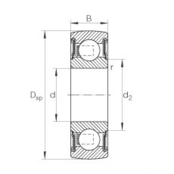 FAG Einstell-Rillenkugellager - 206-XL-NPP-B #1 image