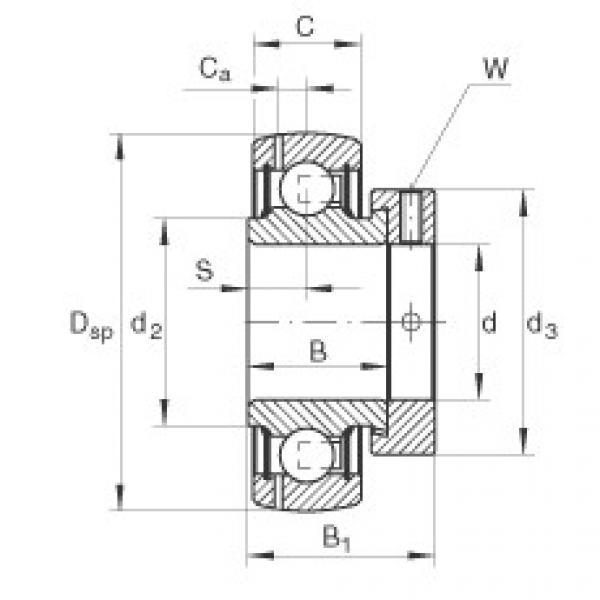 FAG Mancal tensor - GRAE45-XL-NPP-B-FA125 #1 image