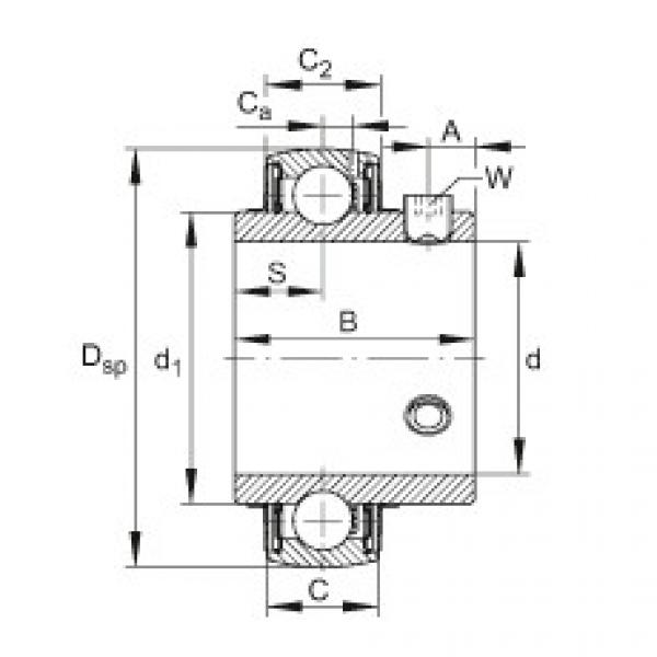 FAG Mancal tensor - UC209 #1 image