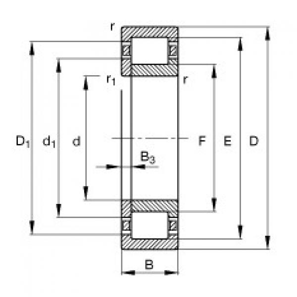 Rodamiento NUP222-E-TVP2 FAG #1 image