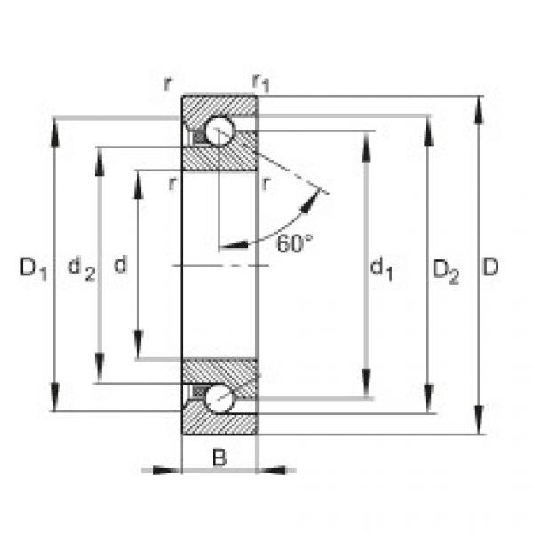 FAG Axial-Schr&auml;gkugellager - BSB3062-SU #1 image