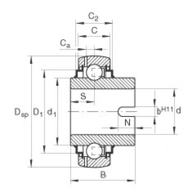 FAG Mancal tensor - GLE45-XL-KRR-B #1 image