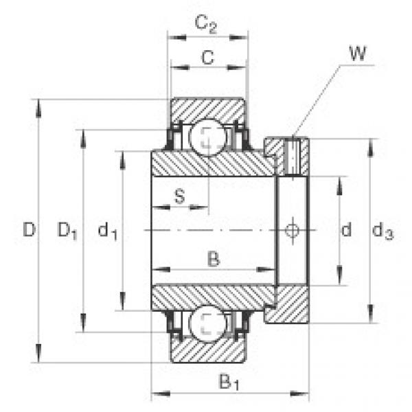 FAG Mancal tensor - E45-XL-KLL #1 image