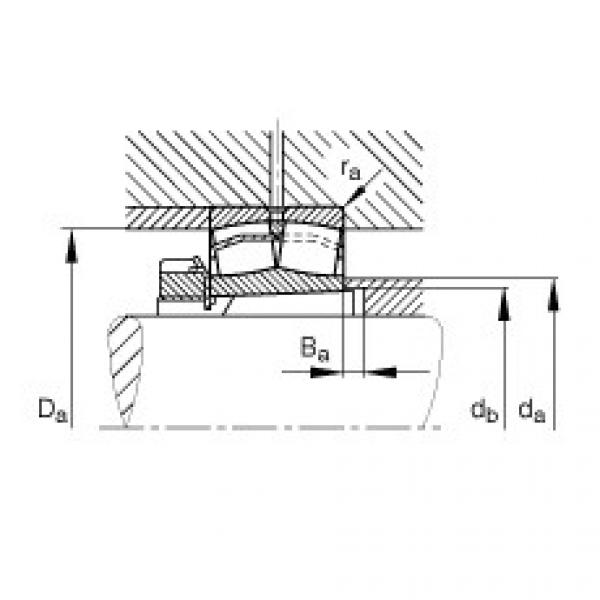 FAG Rolamento autocompensador de rolos - 22210-E1-XL-K + H310 #2 image